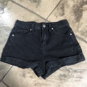 Forever 21 black high rise shorts